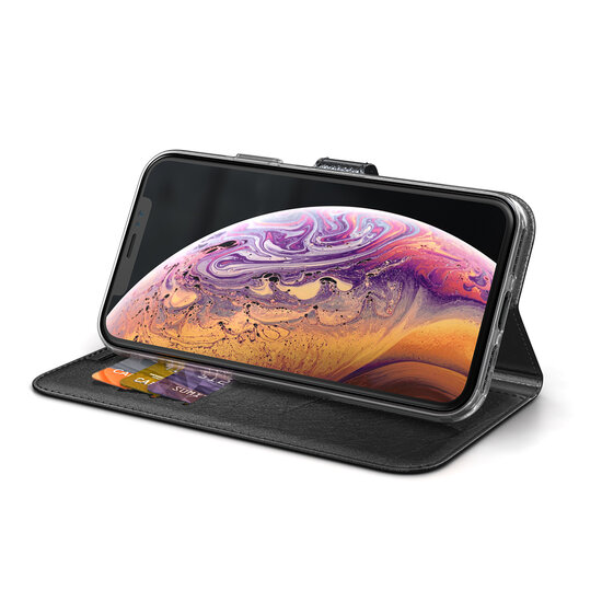 BeHello Wallet iPhone X / XS hoesje Zwart