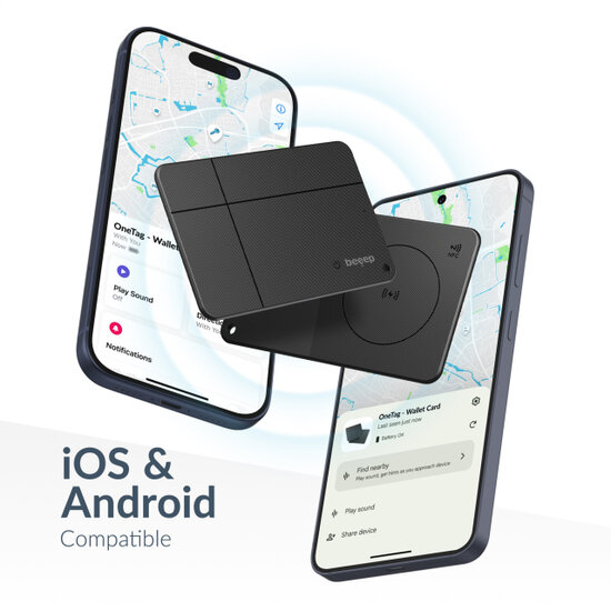Beeep OneTag Find My tracker card