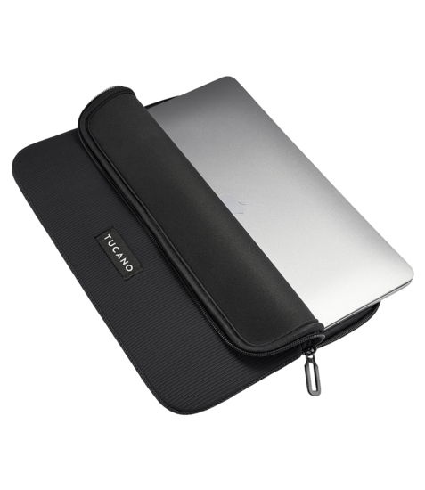 Tucano Colore MacBook 13 inch sleeve zwart