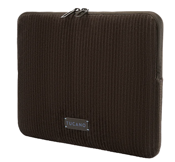 Tucano Velluto MacBook 13 inch sleeve bruin