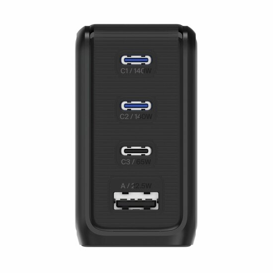 BMX GaNsta 140 watt USB-C oplader met display