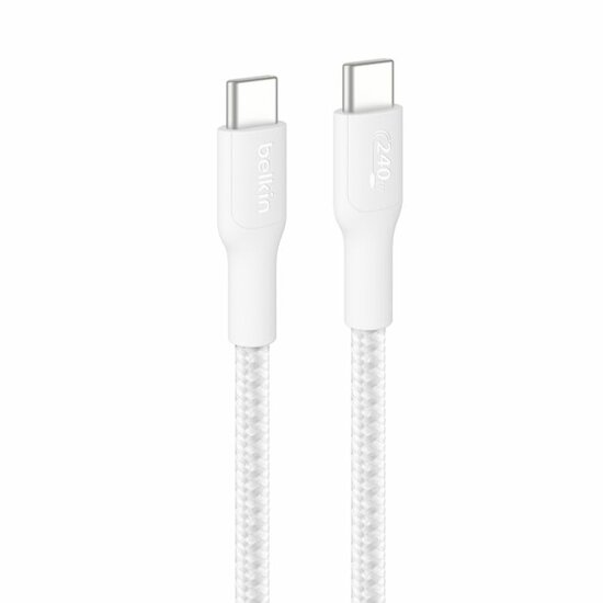 Belkin BoostCharge Pro 240 watt USB-C kabel 1 meter wit