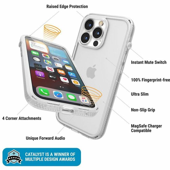 Catalyst Influence iPhone 13 Pro hoesje Doorzichtig