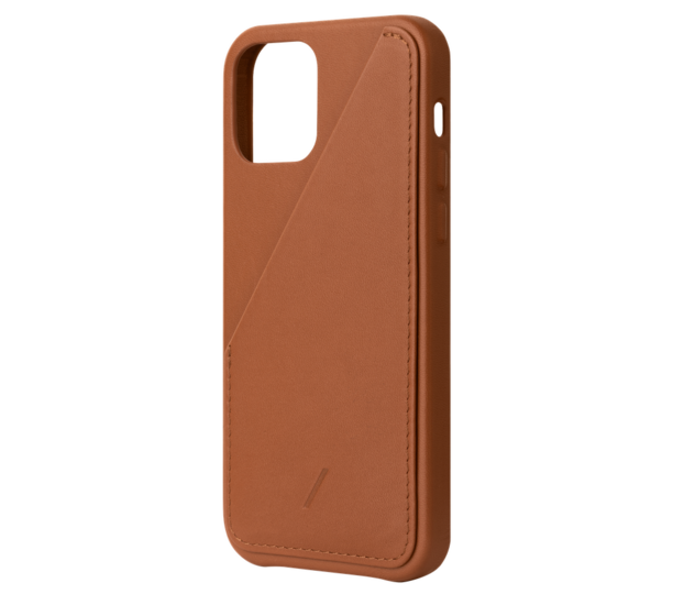 Native Union Clic Card iPhone 12 mini hoesje Tan