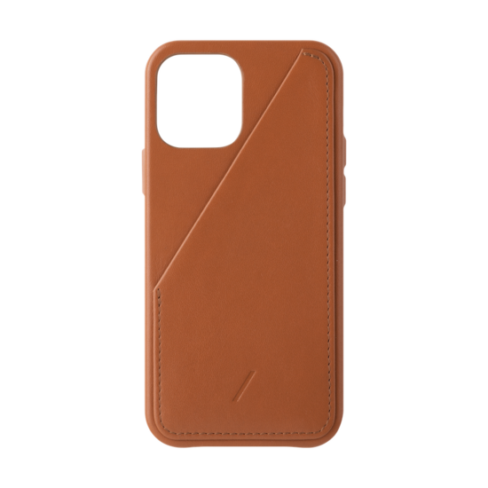 Native Union Clic Card iPhone 12 mini hoesje Tan