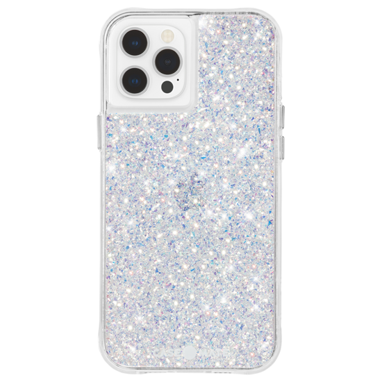 Case-Mate Twinkle iPhone 12 Pro / iPhone 12 hoesje Zilver
