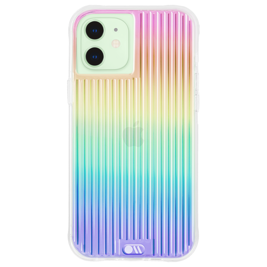 Case-Mate Tough Groove iPhone 12 mini hoesje Iridescent