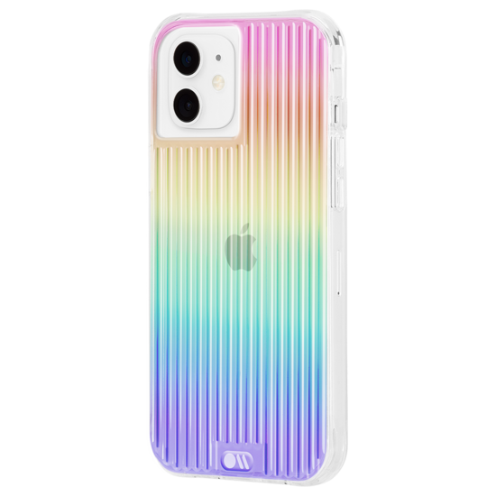 Case-Mate Tough Groove iPhone 12 mini hoesje Iridescent