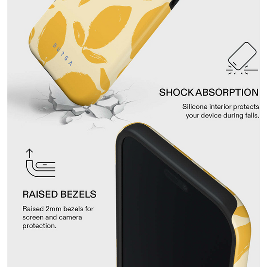 Burga Tough MagSafe iPhone Air hoesje lemon tart