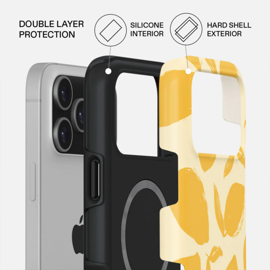 Burga Tough MagSafe iPhone 17 Pro Max hoesje lemon tart