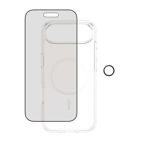 PanzerGlass Privacy 3 in 1 bundel iPhone 17 Air hoesje screen en camera protector