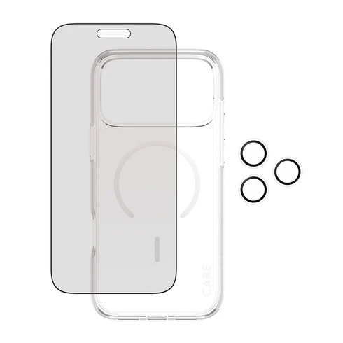 PanzerGlass Privacy 3 in 1 bundel iPhone 17 Pro Max hoesje screen en camera protector