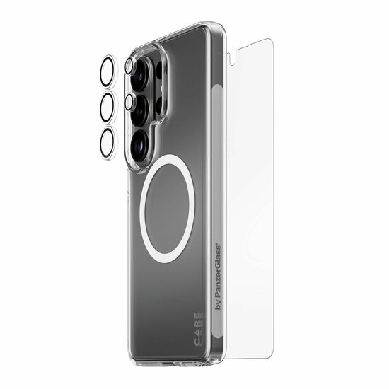 PanzerGlass CARE 3 in 1 Galaxy S26 Ultra Urban Combat bundel hoesje screen en camera protector