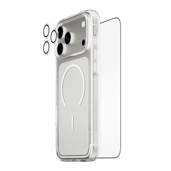 PanzerGlass Explorer 3 in 1 bundel iPhone 17 Pro Max hoesje screen en camera protector