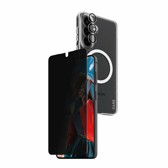 PanzerGlass CARE 3 in 1 Privacy Galaxy S26+ Plus Urban Combat bundel hoesje screen en camera protector