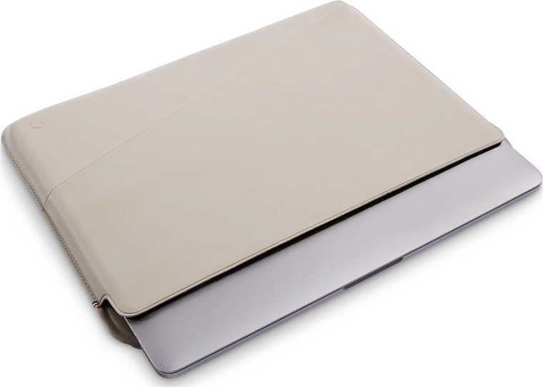 Decoded Leather Frame MacBook Pro 14 inch sleeve Clay