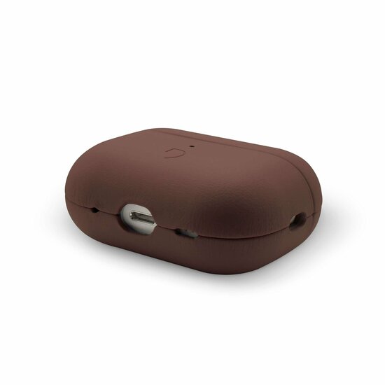 Decoded leren AirPods Pro 2 hoesje bruin
