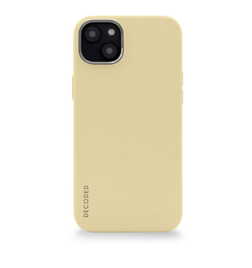 Decoded siliconen MagSafe iPhone 14 Plus hoesje geel