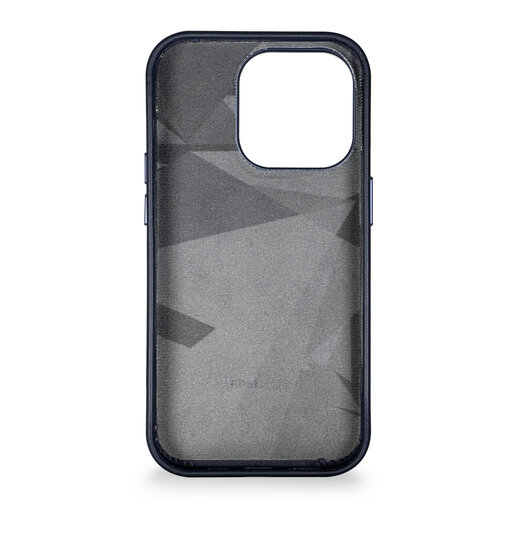 Decoded x Appelhoes leren iPhone 14 Pro Max wallet hoesje navy