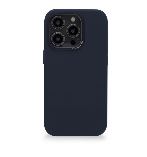 Decoded leren MagSafe iPhone 14 Pro Max hoesje blauw