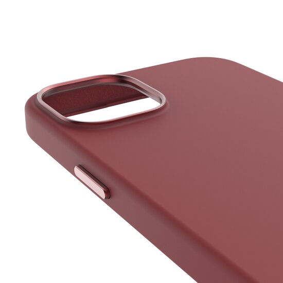 Decoded siliconen MagSafe iPhone 15 Plus hoesje&nbsp;rood