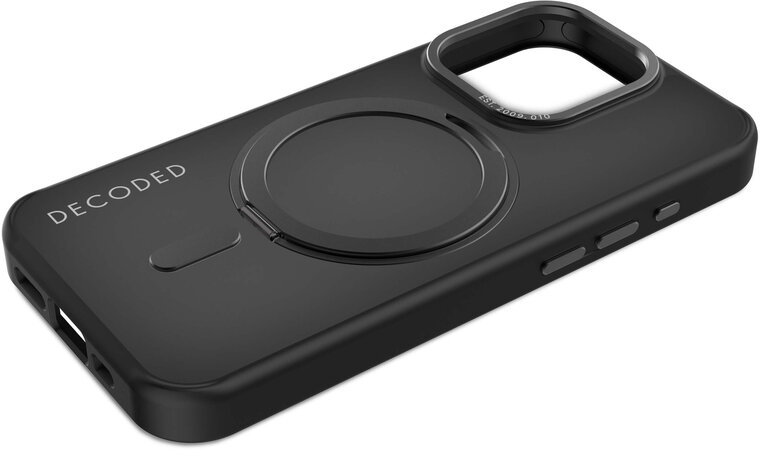 Decoded Loop Stand MagSafe iPhone 15 Plus hoesje zwart