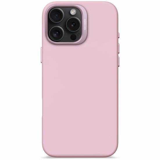 Decoded siliconen MagSafe iPhone 15 Pro Max hoesje roze