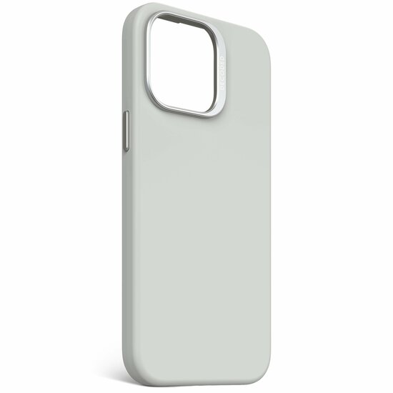 Decoded siliconen MagSafe iPhone 15 Pro Max hoesje grijs