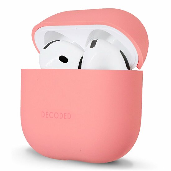 Decoded siliconen AirPods 4 hoesje roze