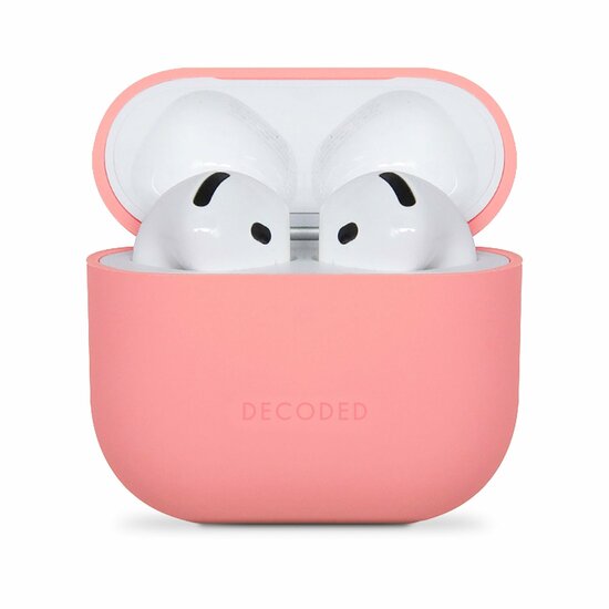 Decoded siliconen AirPods 4 hoesje roze