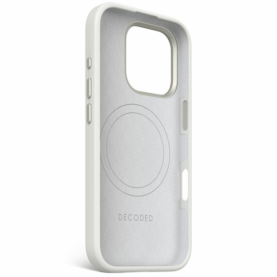 Decoded Silikon-MagSafe-H&uuml;lle f&uuml;r das iPhone 16 Pro, grau