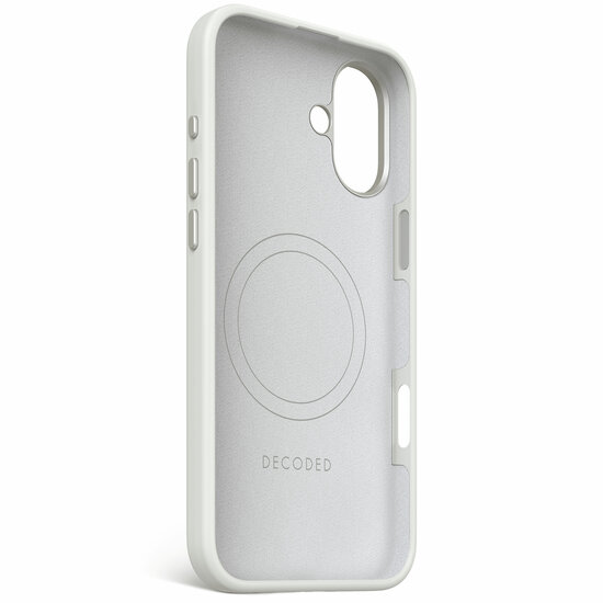 Decoded siliconen MagSafe iPhone 16 Plus hoesje grijs