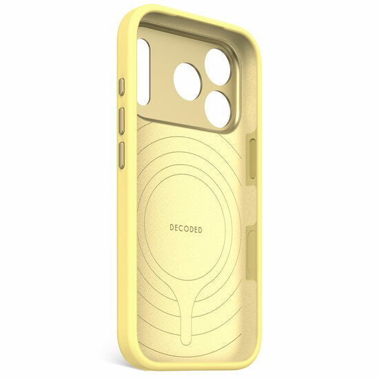 Decoded Silicone iPhone 17 Pro hoesje geel