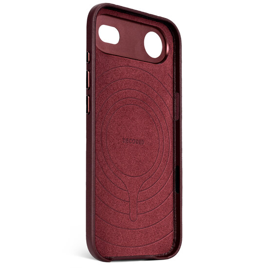 Decoded Leather backcover&nbsp;iPhone Air hoesje dark ruby