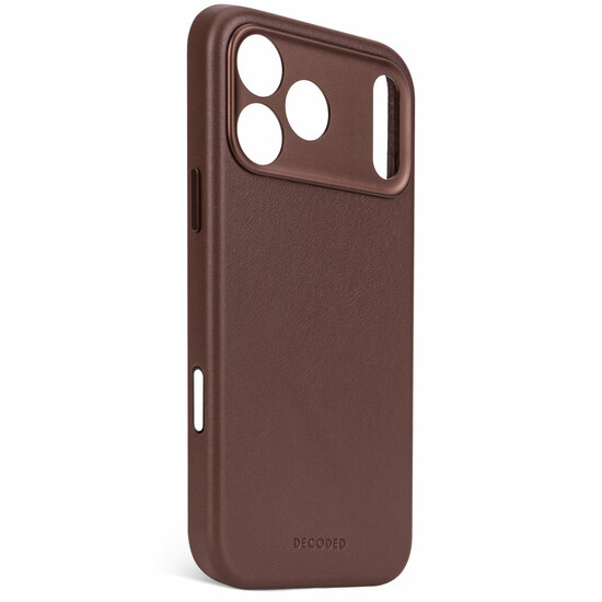 Decoded Leather backcover iPhone 17 Pro Max hoesje bruin
