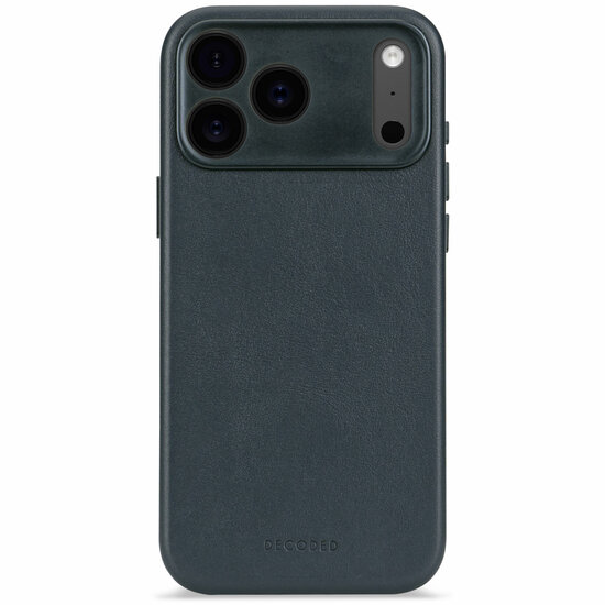 Decoded Leather backcover iPhone 17 Pro Max hoesje navy