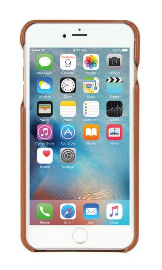 Decoded Leather Backcover iPhone 6/6S Plus Brown
