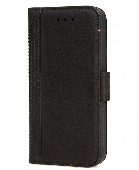 Decoded Leather Book Wallet iPhone SE/5S hoesje Black