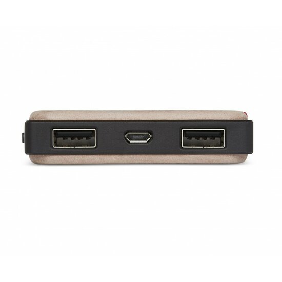 Decoded Leather Powerbank 8000 mAh Rose