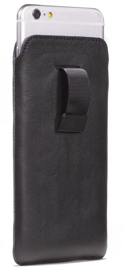 Decoded Leather Pouch Strap iPhone 8/7/6 hoesje Zwart