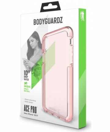 BodyGuardz Ace Pro iPhone XS hoesje Roze