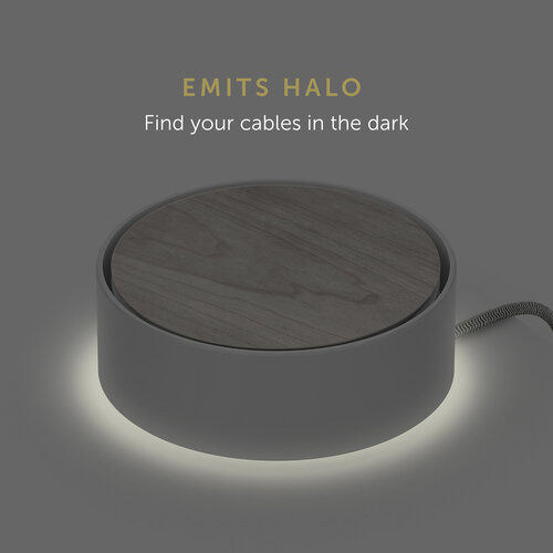 Native Union Eclipse Wood USB oplaadstation Wit