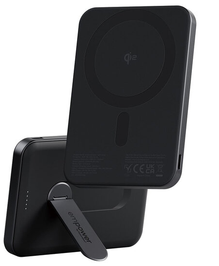PanzerGlass empower MagSafe Powerbank met stand 5000 mAh zwart