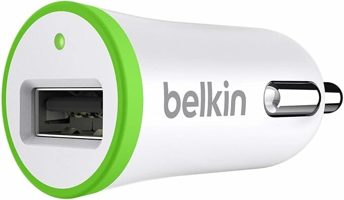 Belkin BoostCharge USB-A auto oplader 10 watt Wit