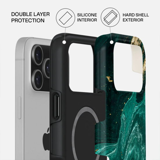 Burga Tough MagSafe iPhone 17 Pro Max hoesje emerald pool