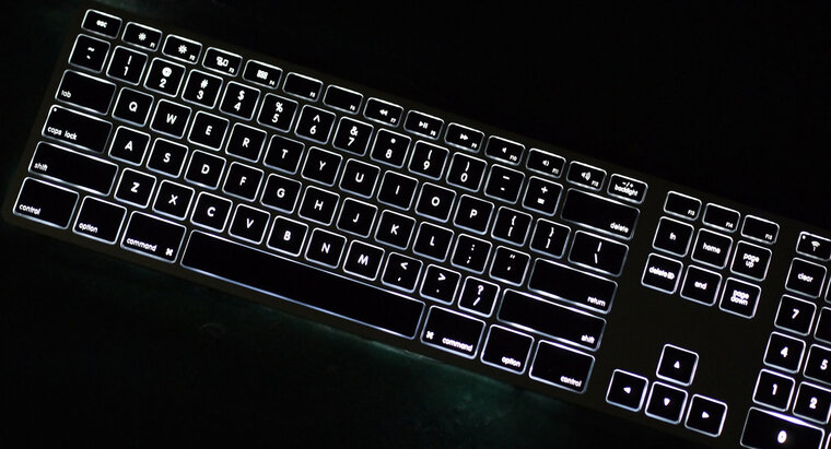 Matias Wireless Aluminium Backlit toetsenbord Grijs