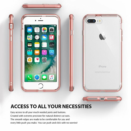 Ringke Frame iPhone 7 Plus hoes Silver