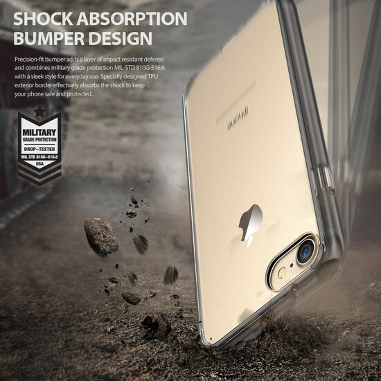Ringke Fusion iPhone 7 hoesje Smoke
