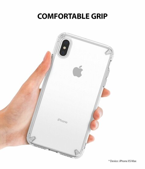Ringke Fusion iPhone Xs Max hoesje Doorzichtig