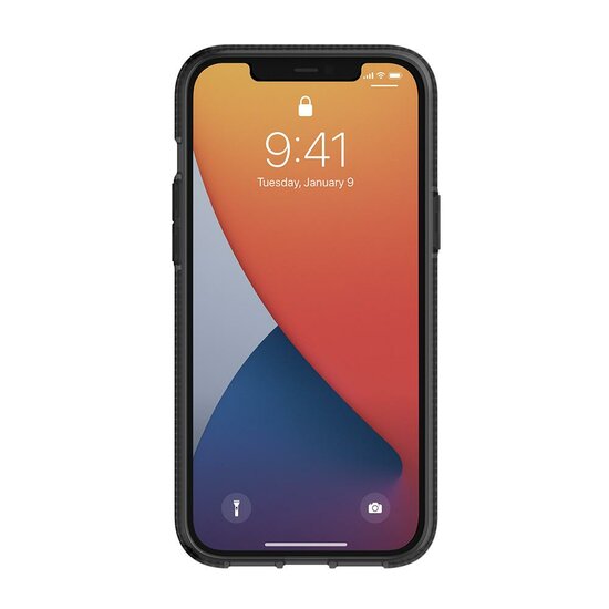 Griffin Survivor Clear iPhone 12 Pro Max hoesje Zwart